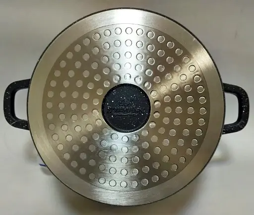 Кастрюля Bohmann BH 7350-22 MRB 22 см 3л двойное дно мраморное покрытие - фото 9