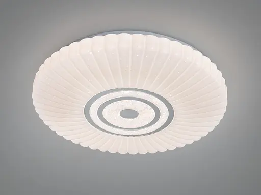 Світлодіодна люстра Diasha біла хром 34 Вт 6 м² - фото 3