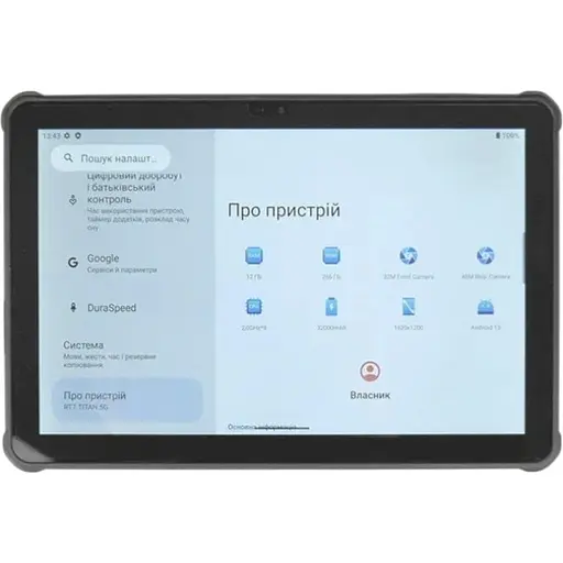 Планшет Oukitel Pad RT7 Titan 4G 8/256Gb Black Global version - фото 1
