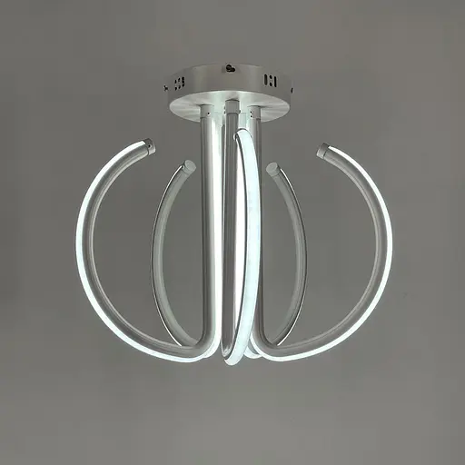 Потолочная белая LED люстра на пять завитков Ст. 9979/5 | Line F - фото 7