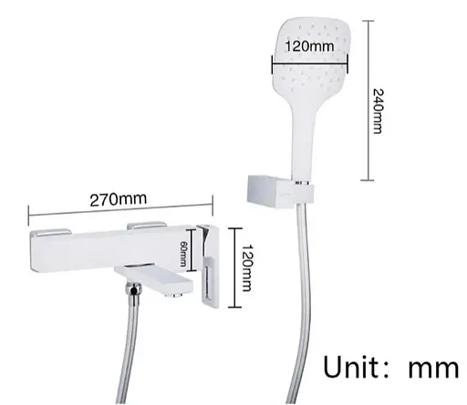 Смеситель для ванны Gappo G3217-8 - фото 7