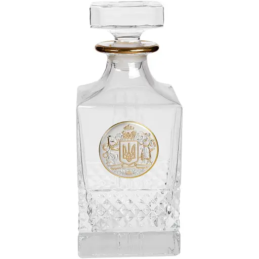 Подарочный набор стаканов Boss Crystal "Гербовый с трезубцем" графин - фото 4