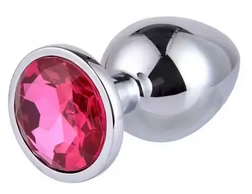 Металева анальна пробка I’MCUM Metal Anal Plug Розмір S Рожевий (7970379617705) (IM-MPlug_S_pink)