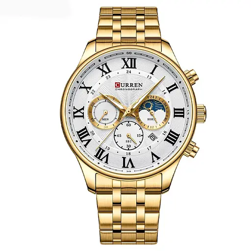 Curren 8427 Gold-White