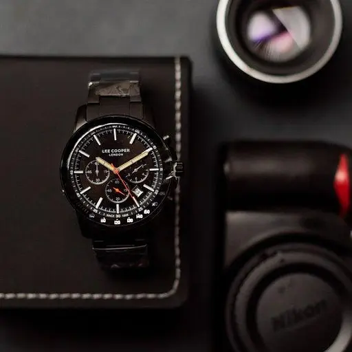 Чоловічий наручний годинник Lee Cooper Shark (Чорний) - фото 6
