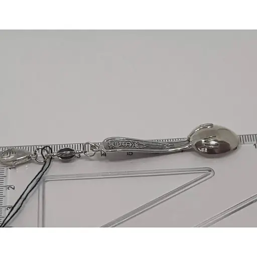 Срібний брелок Харківська ювелірна фабрика Ложка-загребушка. 7200-Ч - фото 6