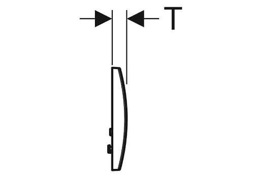Клавіша змиву Geberit Delta01 біла 115.107.11.1 - фото 2