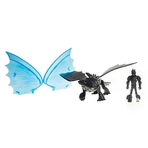 Игровой набор Dragons Как укротить дракона 3: Дракон Беззубик и викинг Иккинг (SM66621/6370) - фото 4