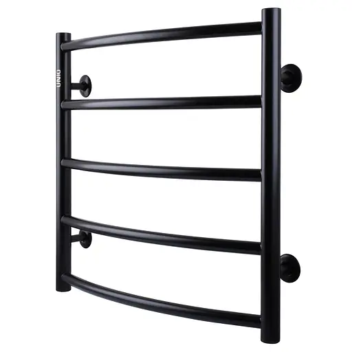 Полотенцесушитель UNIO LD W 500-500-5 BLK Лестница Дуга черная (21613) - фото 2