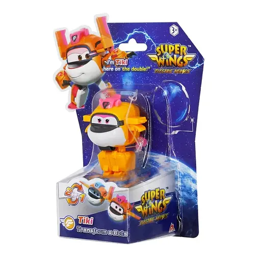 Ігрова фігурка-трансформер Super Wings Transform-a-Bots Тікі (Tiki) 5 см (EU780059) - фото 9