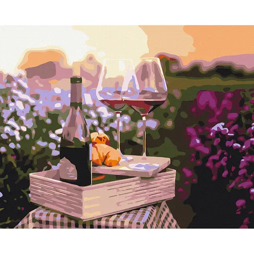 Картина по номерам Романтика в лаванде Brushme 40x50 см разноцветная 000277220