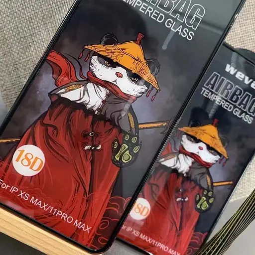 Защитное 2.5D стекло Epik Weva AirBag тех.пак для Apple iPhone 11 Pro Max/XS Max 6.5 Черный - фото 3