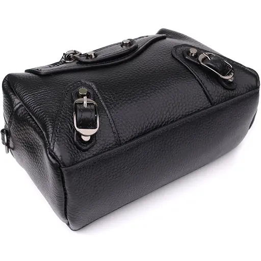 Женская сумка Vintage из натуральной кожи с актуальным декором 17х11х8 см sum0027588 - фото 6