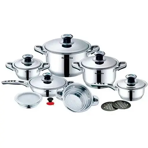 Набор кастрюль с крышками Z.P. Home ZPH-200, 16 предметов - фото 1