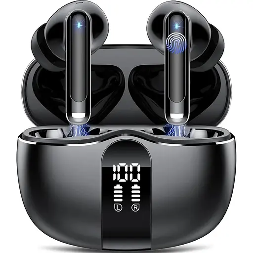 Беспроводные наушники Tukio, Bluetooth 5.3, наушники-вкладыши с 4 HD-микрофонами, Bluetooth-вкладыши 40H, Hi-Fi стерео с глубокими