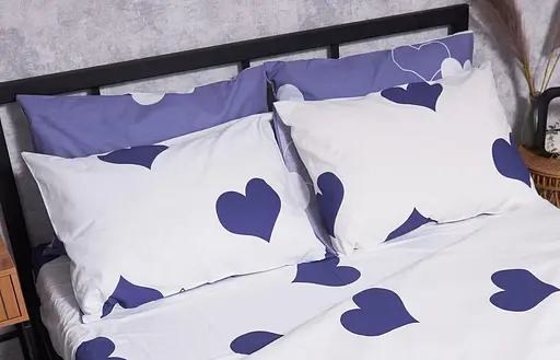 Набор наволочек Moon&Star Бязь Gold Люкс Royal Blue 50х50 см 2 шт - фото 3