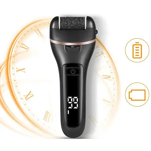 Електрична пемза для ніг LCD GRAB ZCA018 роликова пилка 12 в 1  + комплект пилочок в подарок - фото 3