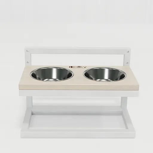 Hollky Flex S — миски на регульованій підставці для маленьких собак (2 × 0.450 л) - фото 3