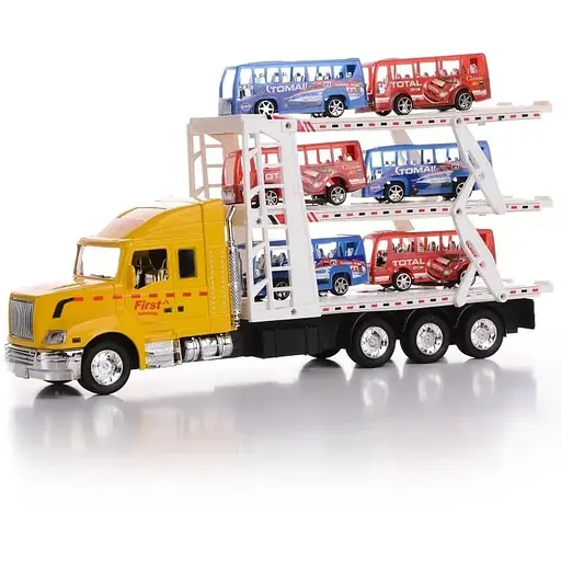Игрушечный грузовик с платформой для машинок IM78D