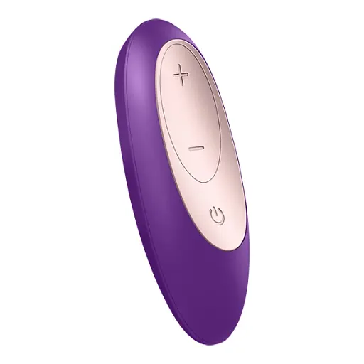 Вібратор Satisfyer Double Plus Remote 9 см фіолетовий - фото 6