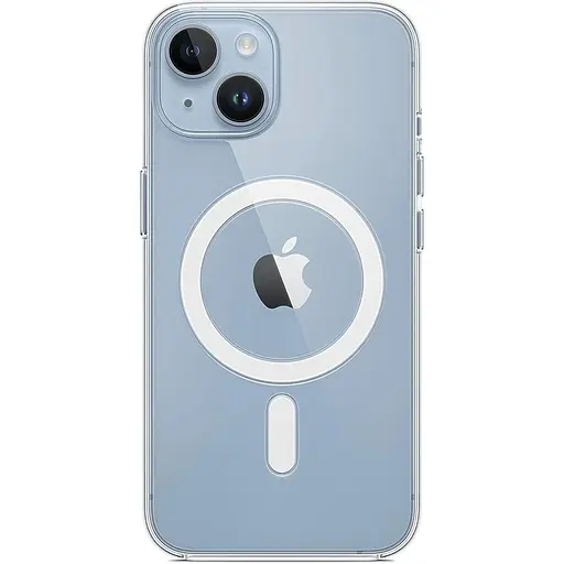 Оригинальный противоударный чехол Apple Clear Case MagSafe для iPhone 14 (6.1") Прозрачный (MPU13RM/A) - фото 8