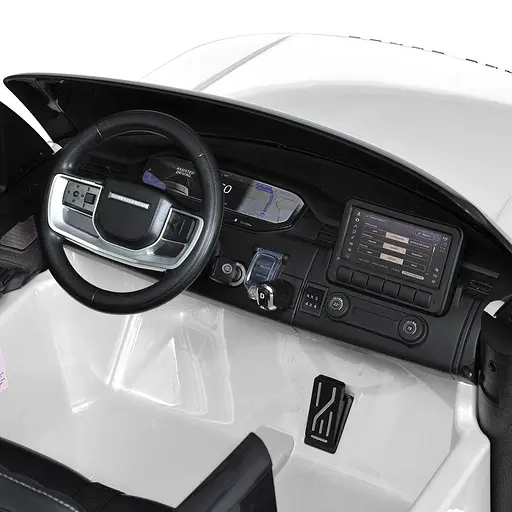 Электромобиль детский Джип M 5055EBLR-14WD 4 мотора 35W аккумулятор 12V14AH эко-кожа белый - фото 7