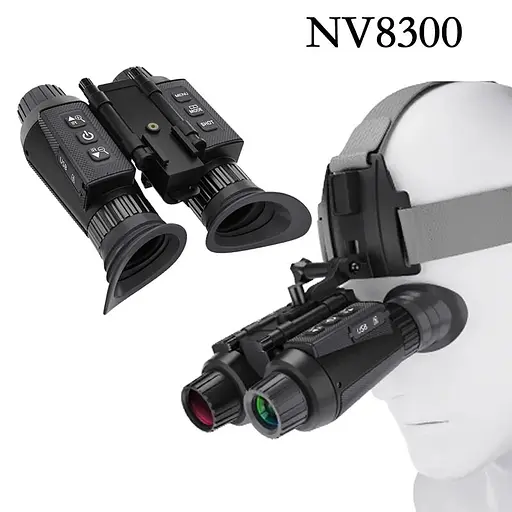 Бинокль ночного видения NV8300 Super Light 4K HD 36MP 3D (до 500м) + крепление Wilcox L4G24 (металл) - фото 4