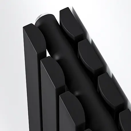 Радіатор дизайнерський Ideale Jolanda 12 4/1800 чорний, Чорний - фото 2