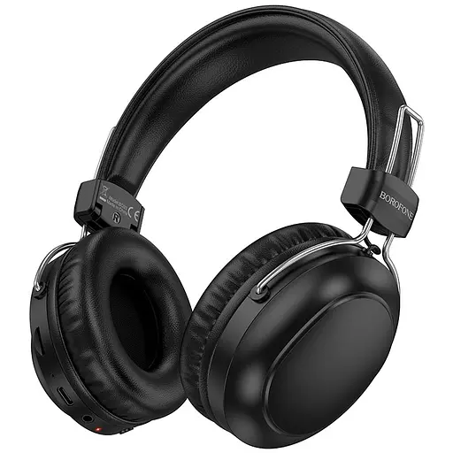 Накладні навушники Borofone BO33 Melody, BT headphones, BT5.4, AUX, TF, 250mAh, 18h, black - фото 2