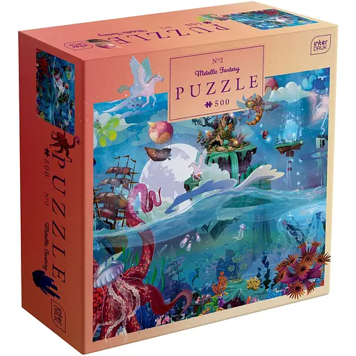 Пазли тришарові Interdruk Metallic Fantasy Wonderland 500 шт. (385598)