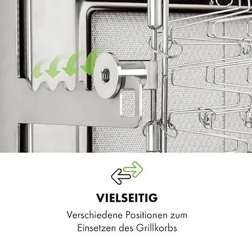 Вертикальний газовий гриль Klarstein Crossfire 800°C(10033288) - фото 10