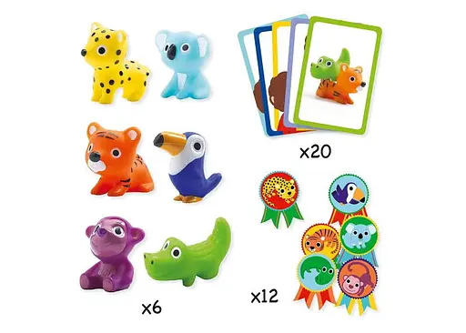 Настольная игра Djeco Пирамидки (Little action) (DJ08557) - фото 2