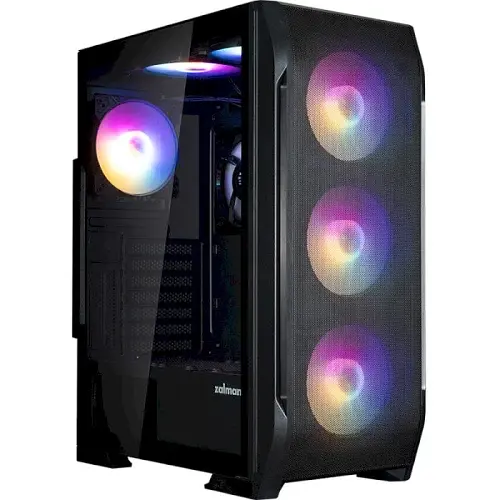 Корпус Zalman N7 Plus V2, Black, Mid Tower, без БП, для ATX / Micro ATX / Mini ITX, 1xUSB 3.0 / 2xUSB 2.0, макс. CPU - 160 мм / VGA - 340 мм, 6x120 мм RGB + 1x120 Black, бічна панель із загартованого скла