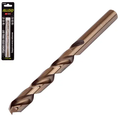 Свердло по металу Alloid Building Tools кобальтове 11 мм Р6М5К5 (DB-35110) - фото 2