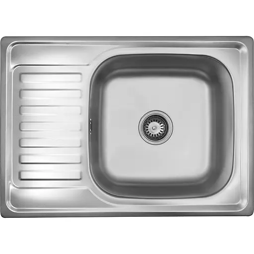 Кухонная мойка Kroner KRP Satin - 6950 (0,8 мм) (CV022780) - фото 1