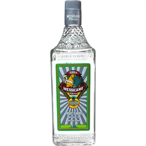 Текила Messicano Silver 38% 1 л