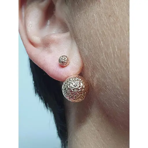 Золоті сережки Favoritum з алмазною гранню. 210336_12 - фото 2