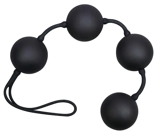 Вагінальні кульки Velvet Black Balls, 23 см, чорний