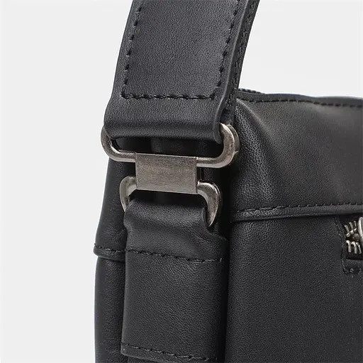 Кожаная мужская сумка через плечо John McDee 30.5х10х24 см sum0025737 - фото 7