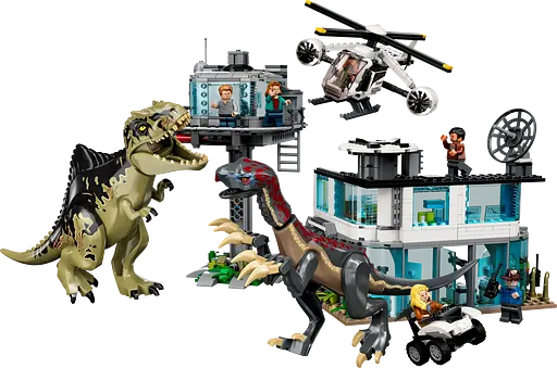 Конструктор LEGO Jurassic World Нападение гиганотозавра и теризинозавра 810 деталей (76949) - фото 2