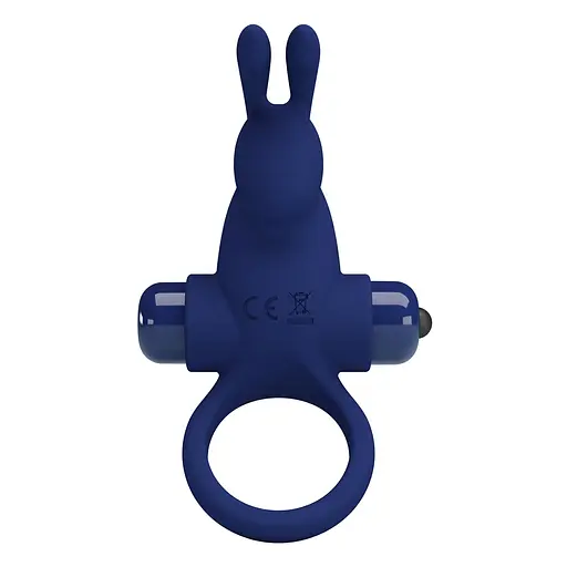 Эрекционное кольцо Pretty Love Vibrant Penis Ring 11.3 см синий - фото 8