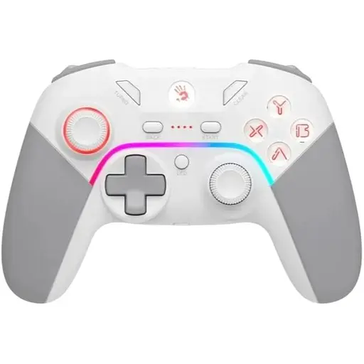 Геймпад Bloody GPW70 White/Grey беспроводной USB 2.4GHz для ПК/PS3/Switch/Android двойная вибрация