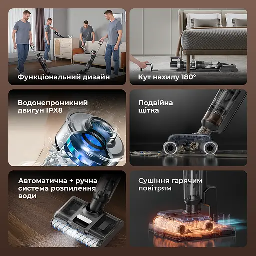 Бездротовий миючий пилосос Jimmy HW11 PRO MAX 3 в 1 - фото 8