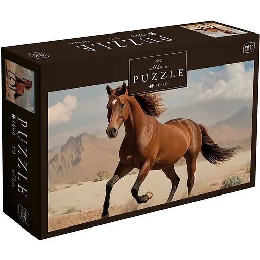 Пазлы трехслойные Interdruk Horses 2, 1000 шт. (384973)