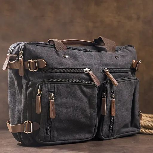 Текстильная сумка Vintage 43х35х12 см sum0012219 - фото 4