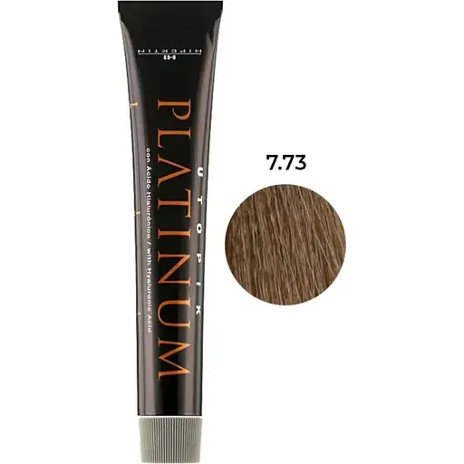 Крем-фарба для волосся Hipertin Utopik Platinum 7.73 Блонд Пісочно-золотистий 60 мл