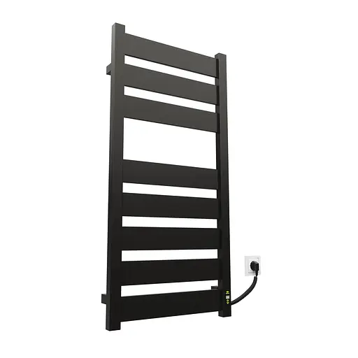 Електрична рушникосушарка Kosser Волз 1000x500 ER тайм. чорний ДВЛ02ER, Чорний матовий, Праве - фото 1