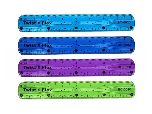 Линейка неломайка, 20 см, 24 шт. в упаковке - фото 2