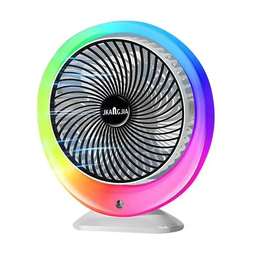 Вентилятор портативний Mini fan VU-04 JKJ-103 c LED RGB підсвічуванням Type-C