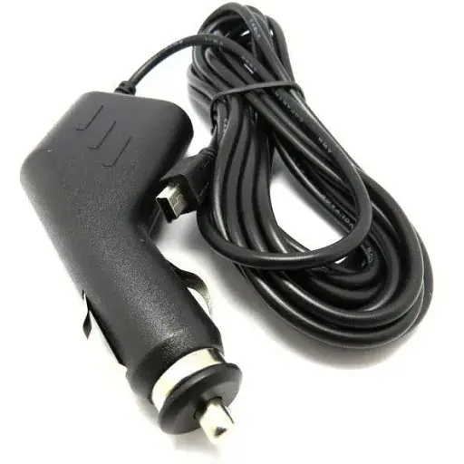 Автомобільний зарядний пристрій для відеореєстратора штекер mini-USB 2 A 3m - фото 1